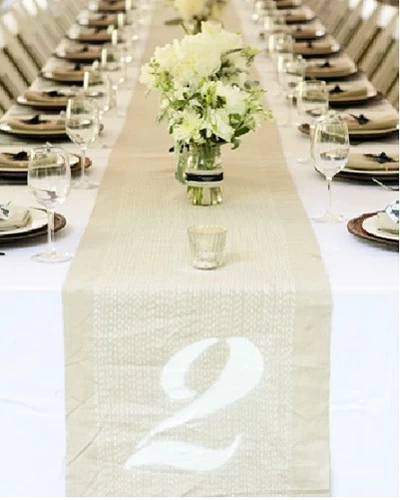 Broj stola kao dekoracija